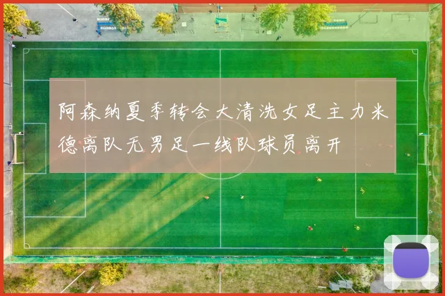 阿森纳夏季转会大清洗女足主力米德离队无男足一线队球员离开